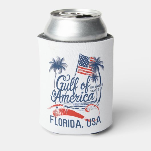 Golf van de VS Amerika 2025 Florida Amerikaanse Vl Blikjeskoeler (Blikje Achterkant)