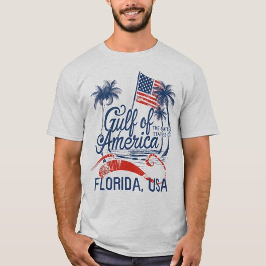 Golf van de VS Amerika 2025 Florida Amerikaanse Vl T-shirt (Voorkant)