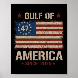 Golf van de VS Amerika EST 2025 47e Amerikaanse vl Poster