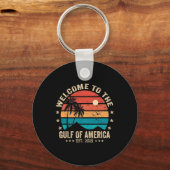 Golf van de VS Amerika EST 2025 Retro Amerika Sleutelhanger (Voorkant)
