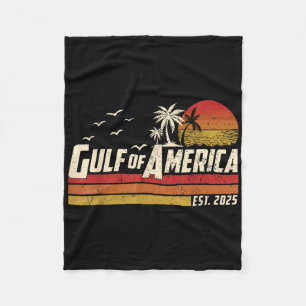Golf van de VS Amerika EST 2025 Retro  Beach _ Fleece Deken