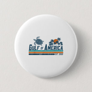 Golf van de VS Amerika EST 2025 Schildpad Golf Mex Ronde Button 5,7 Cm