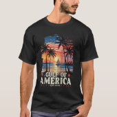 Golf van de VS Amerika EST 2025 VS Amerikaanse vla T-shirt (Voorkant)