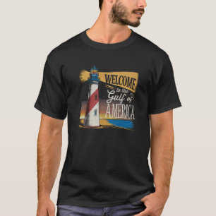 Golf van de VS Amerika Gift Mannen Vrouwen Vlag Be T-shirt