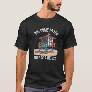 Golf van de VS Amerika Gift Mannen Vrouwen Vlag Be T-shirt