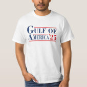 Golf van de VS Amerika Grappige Golf van Mexico VS T-shirt (Voorkant)