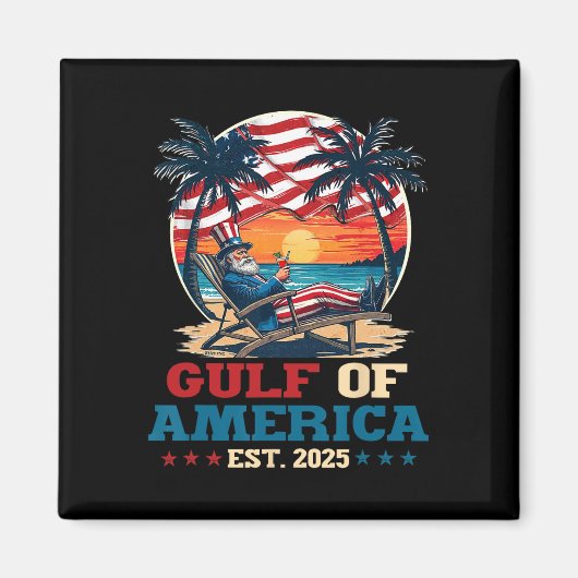 Golf van de VS Amerika Mexico Golf EST 2025 VS Ame Magneet (Voorkant)