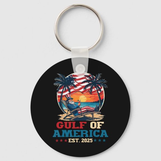 Golf van de VS Amerika Mexico Golf EST 2025 VS Ame Sleutelhanger (Voorkant)