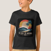 Golf van de VS EST 2025 Amerikaanse vlag Golf Mexi T-shirt (Voorkant)