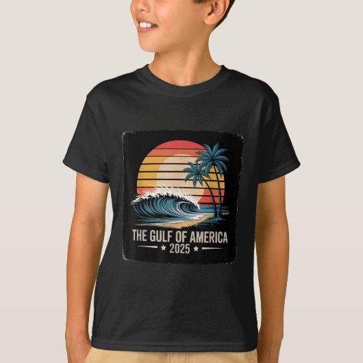 Golf van de VS EST 2025 Amerikaanse vlag Golf Mexi T-shirt (Voorkant)