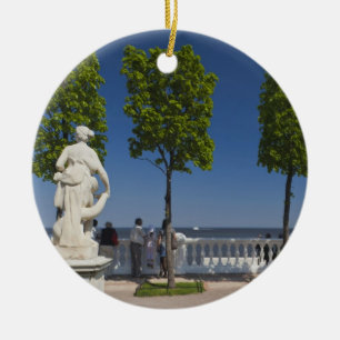 Golf van Finland vanaf de Monplaisir Villa Keramisch Ornament