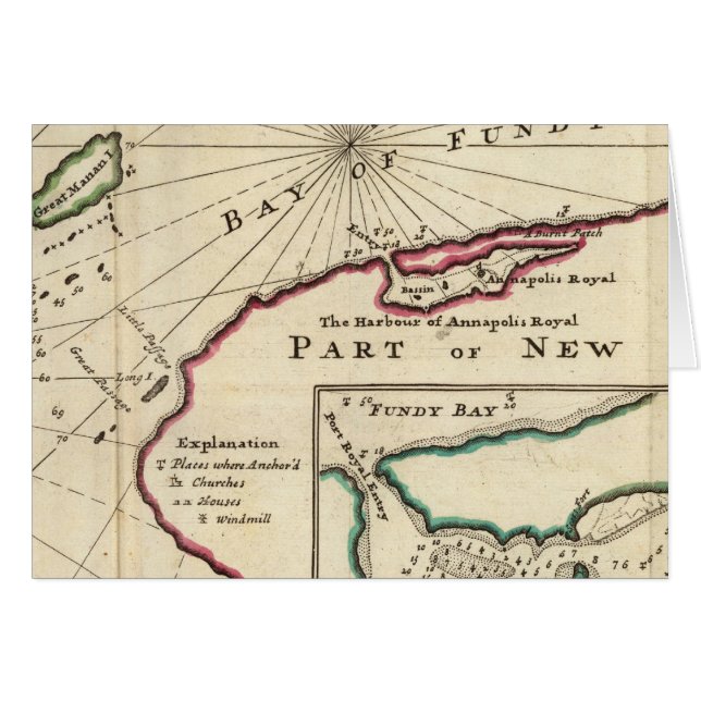 Golf van Fundy en haven van Annapolis Royal (Voorkant Horizontaal)