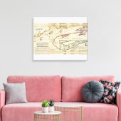 Golf van Fundy en haven van Annapolis Royal Canvas Afdruk (Insitu (Woonkamer))