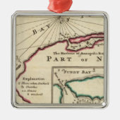 Golf van Fundy en haven van Annapolis Royal Metalen Ornament (Voorkant)