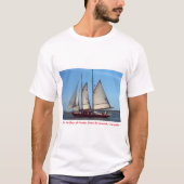 Golf van Fundy, New Brunswick, Canada T-shirt (Voorkant)