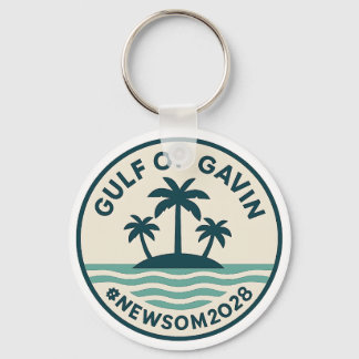 Golf van Gavin 2028 Newsom Sleutelhanger