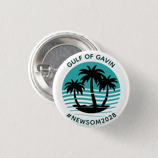 Golf van Gavin | Grappige politieke humor Ronde Button 3,2 Cm (Voorkant /achterkant)