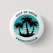 Golf van Gavin | Grappige politieke humor Ronde Button 3,2 Cm (Voorkant)