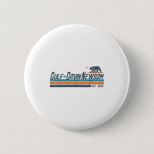 Golf Van Gavin Newsom 2025 Shirt Doe Niet De Beer Ronde Button 5,7 Cm