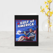Golf van Grappig Amerika Kaart (Gele Bloem)