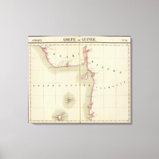 Golf van Guinee 36 Canvas Afdruk (Voorkant)