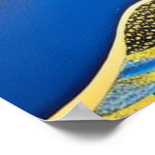 Golf van het Poster van Kleuren (Hoek)