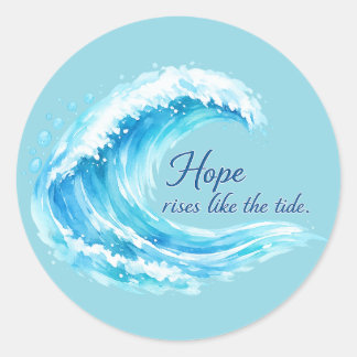 Golf van hoop ronde sticker