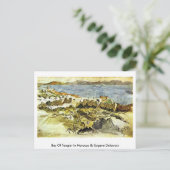 Golf van kangoesten in Marokko door Eugene Delacro Briefkaart (Staand voorkant)