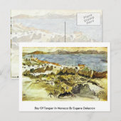 Golf van kangoesten in Marokko door Eugene Delacro Briefkaart (Voorkant / Achterkant)