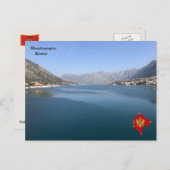 Golf van Kotor, Montenegro Briefkaart (Voorkant / Achterkant)