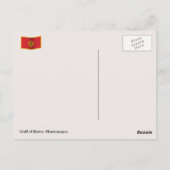 Golf van Kotor, Montenegro Briefkaart (Achterkant)