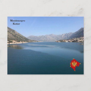 Golf van Kotor, Montenegro Briefkaart