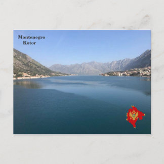 Golf van Kotor, Montenegro Briefkaart