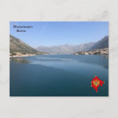 Golf van Kotor, Montenegro Briefkaart (Voorkant)