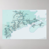 Golf van Maine 20 x 30 Poster (Voorkant)