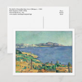 Golf van Marseille door Paul Cezanne Briefkaart (Voorkant / Achterkant)