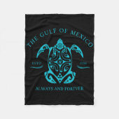 Golf van Mexico 1550 Fleece Deken (Voorkant)