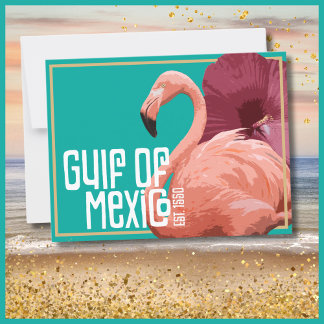 Golf van Mexico 1550 Origineel Historisch Briefkaart