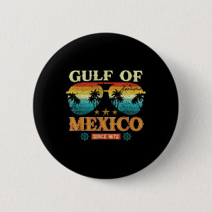 Golf van Mexico 1569 Historische kaart Ronde Button 5,7 Cm
