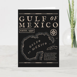 Golf van Mexico 1672 Historische kaart