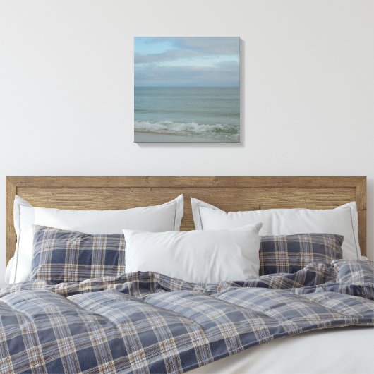 Golf van Mexico Beach Canvas Afdruk (Insitu (Slaapkamer))