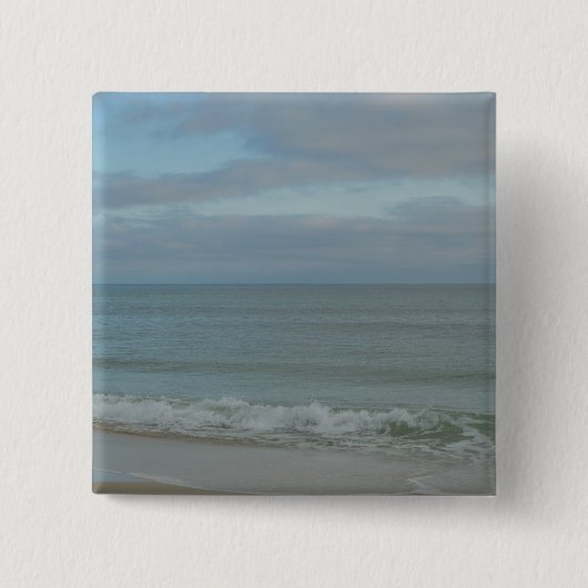 Golf van Mexico Beach Vierkante Button 5,1 Cm (Voorkant)