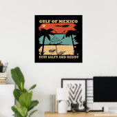 Golf van Mexico blijf zout weerstand Poster (Thuiskantoor)