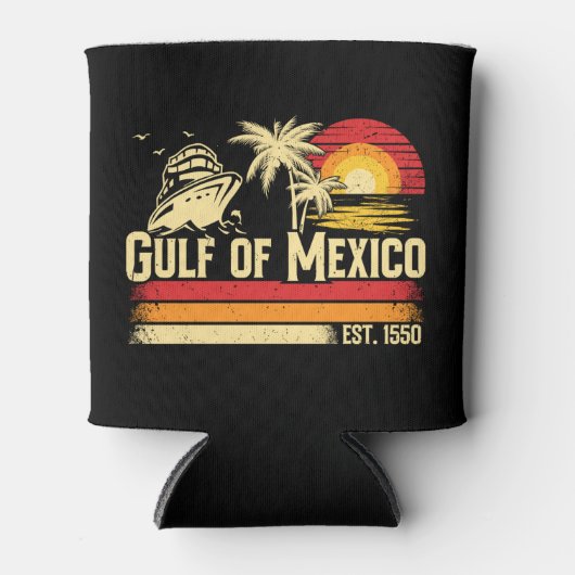 Golf van Mexico blijft zout  Blikjeskoeler (Voorkant)