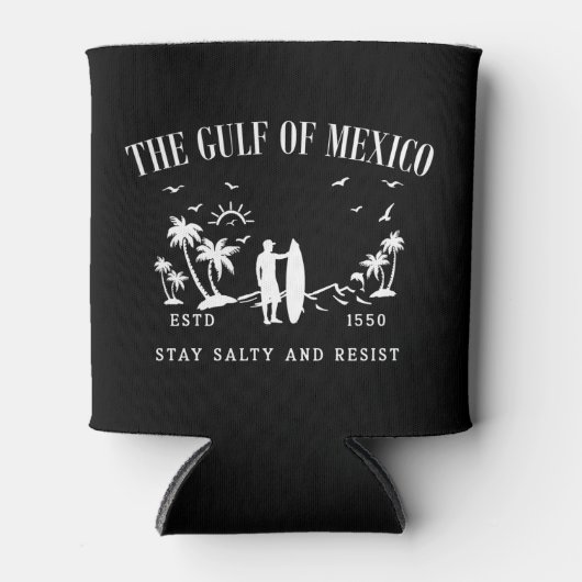 Golf van Mexico blijft zout en verzet zich Blikjeskoeler (Voorkant)