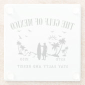 Golf van Mexico blijft zout en verzet zich Glazen Onderzetter (Achterkant)