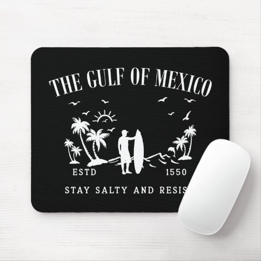 Golf van Mexico blijft zout en verzet zich Muismat (Met muis)