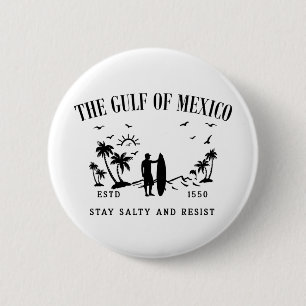 Golf van Mexico blijft zout en verzet zich Ronde Button 5,7 Cm