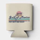 Golf van Mexico blijft zout en weerstaat vissen Blikjeskoeler (Achterkant)