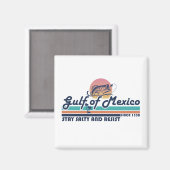 Golf van Mexico blijft zout en weerstaat vissen Magneet (Voorkant / Achterkant)